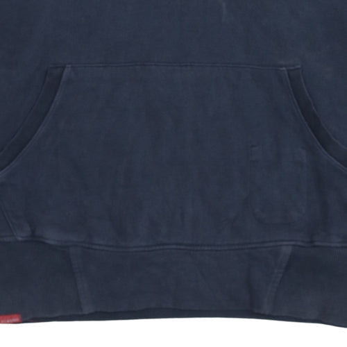 Reebok Classic Women's Navy Pullover Hoodie XL Cotton Blend Casual