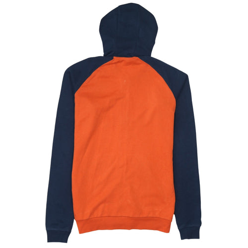 Kappa Boys Orange & Navy Full Zip Hoodie 14 Years 164cm Cotton Blend