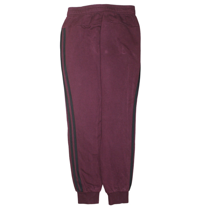 Adidas Men's Brown Jogger Sweatpants S Regular Fit Fleece