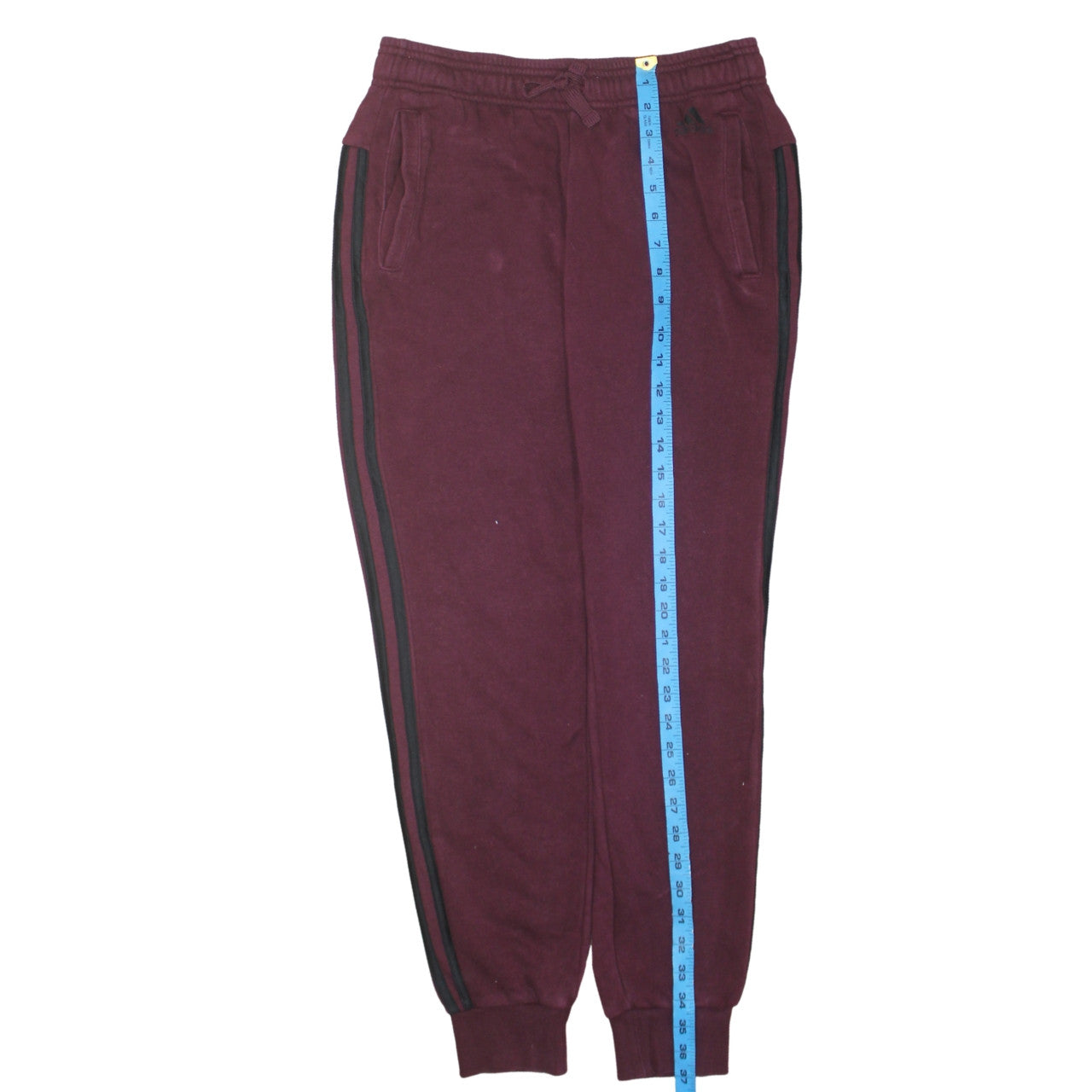 Adidas Men's Brown Jogger Sweatpants S Regular Fit Fleece