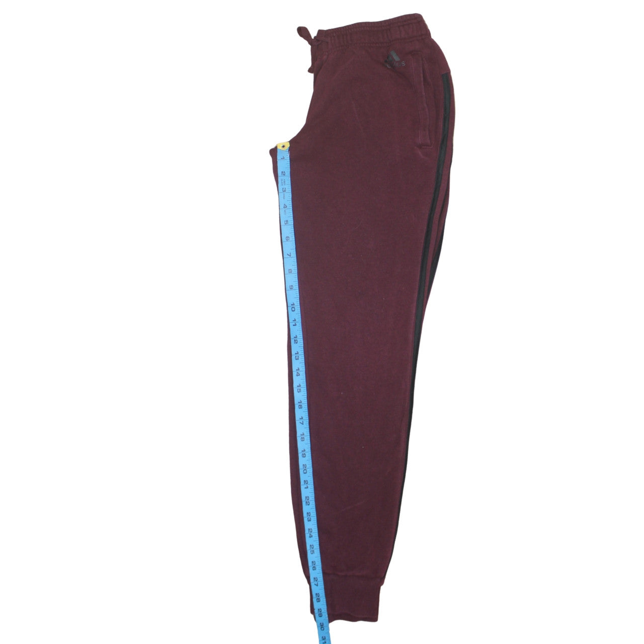 Adidas Men's Brown Jogger Sweatpants S Regular Fit Fleece