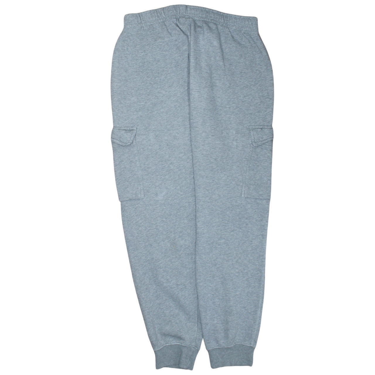 Nike Men's Grey Jogger Trousers M Regular Fit Cotton Blend