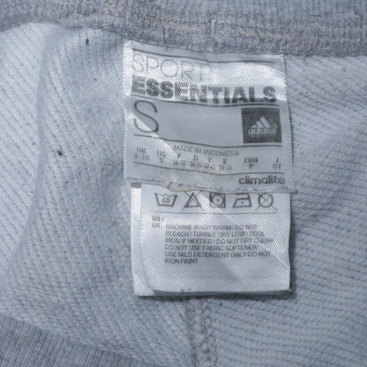 Adidas Women’s Grey Climalite Jogger Sweatpants Size S