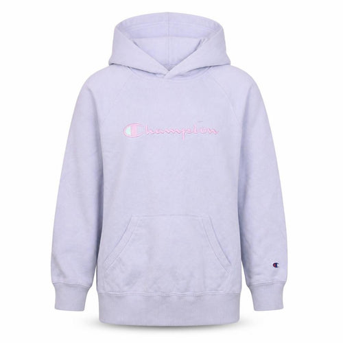 Champion Womens Lilac Hoodie XL Pullover Embroidered Logo Casual