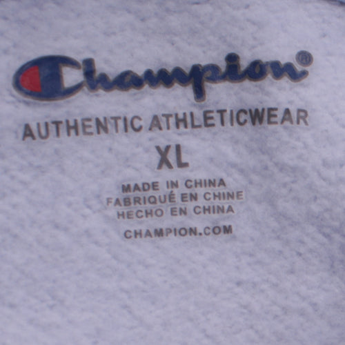 Champion Womens Lilac Hoodie XL Pullover Embroidered Logo Casual