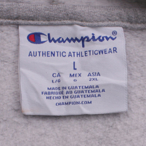 Champion Women Grey Pullover Hoodie Stony Brook University L