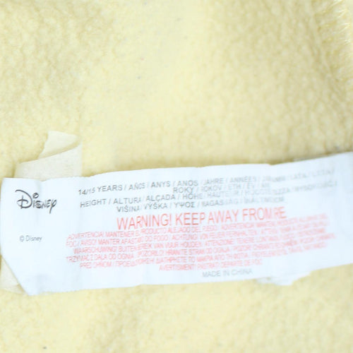 Disney at Primark Boys Yellow Mickey Mouse Sweatshirt 14-15 Years Crew Neck