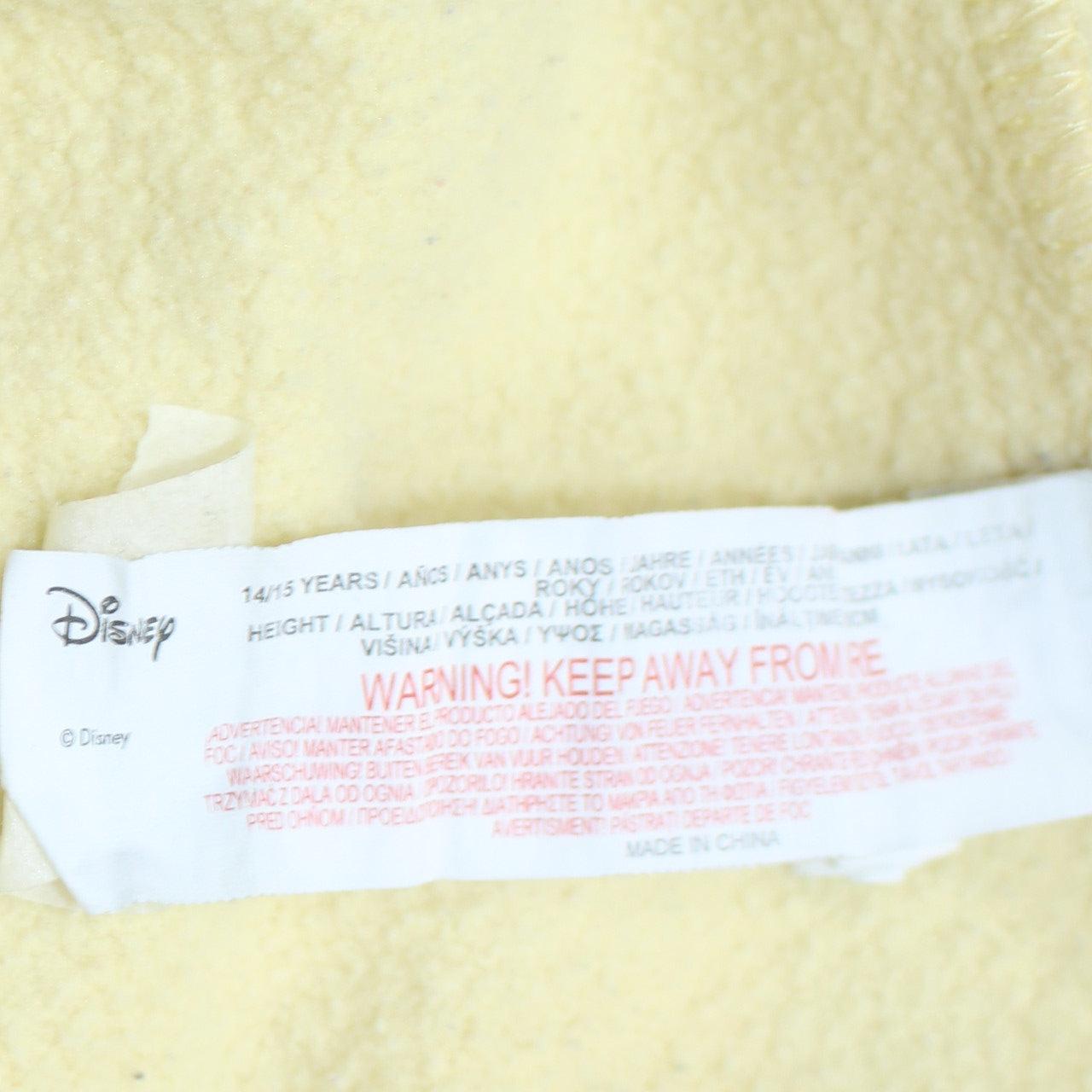 Disney at Primark Boys Yellow Mickey Mouse Sweatshirt 14-15 Years Crew Neck