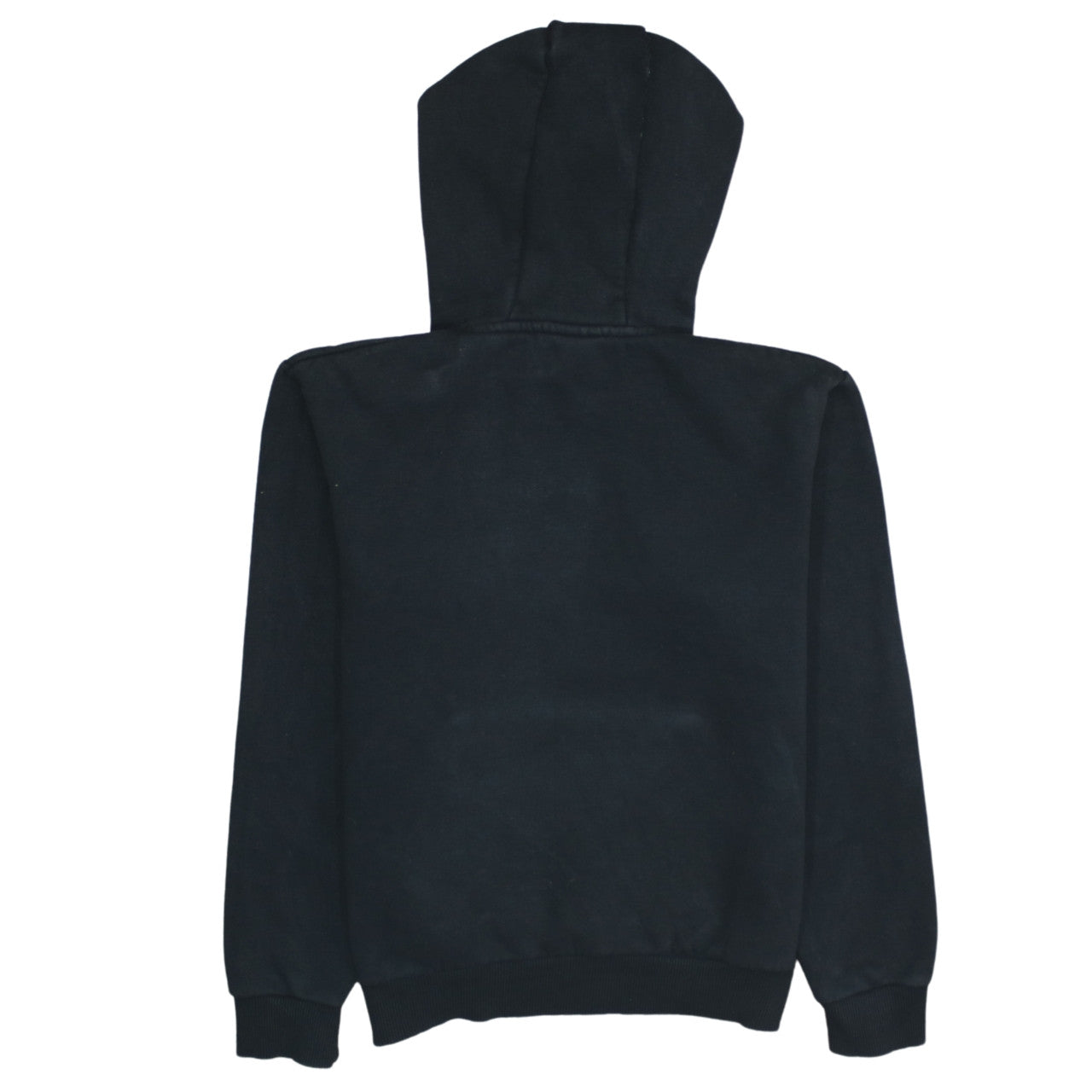 Ellesse Mens Black Pullover Hoodie Medium Logo Embroidered Fleece Sweatshirt