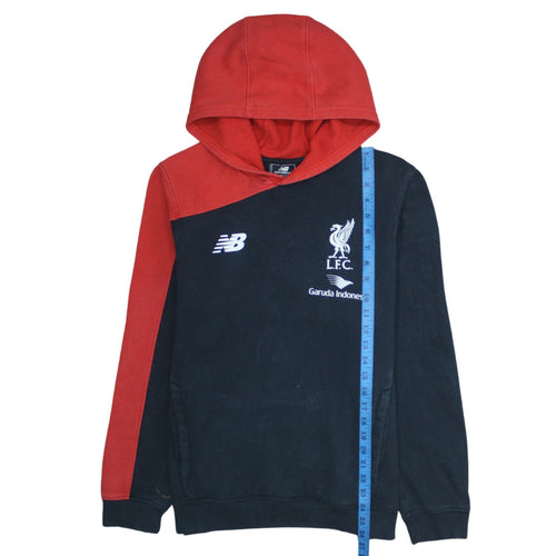 New Balance Men's Black Red LFC Pullover Hoodie Size M
