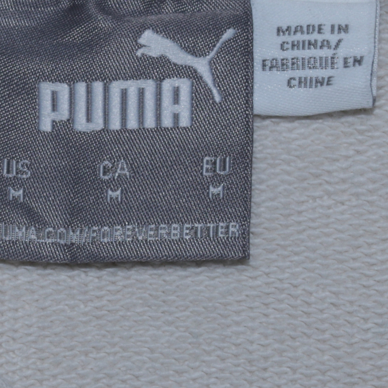 Puma Men’s Beige Pullover Hoodie M Regular Fit Sports Graphic