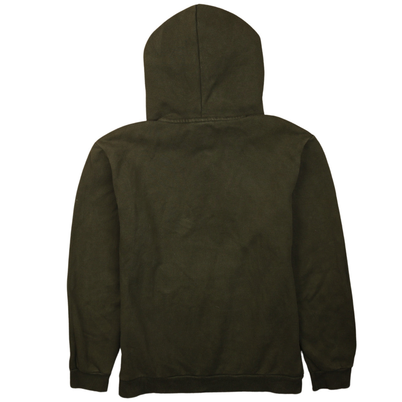 Puma Men's Green Pullover Hoodie Small Graphic Logo Sweatshirt