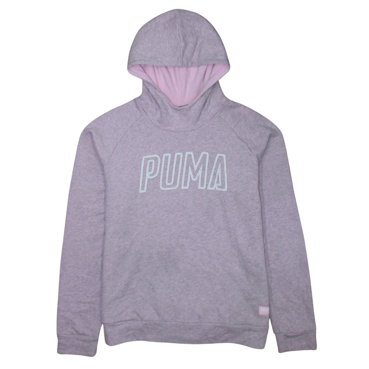 Puma Womens Grey Hooded Pullover Sweatshirt XL