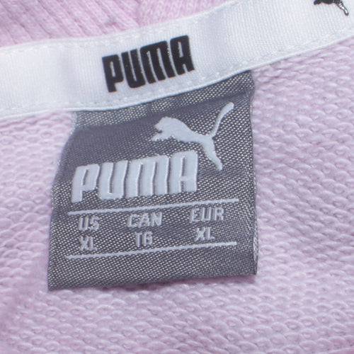 Puma Womens Grey Hooded Pullover Sweatshirt XL