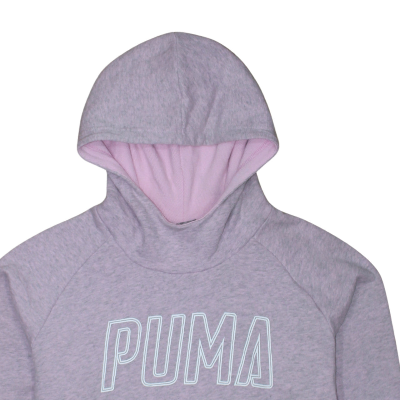 Puma Womens Grey Hooded Pullover Sweatshirt XL