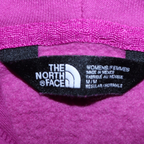 The North Face Women’s Pink Pullover Hoodie M Regular Fit Logo Design