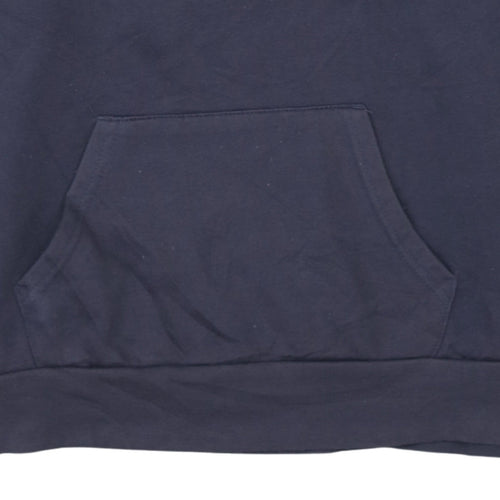 Disney Womens Navy Dumbo Graphic Pullover Hoodie Size S 10/12
