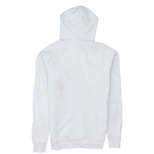 Under Armour Mens White XS Pullover Hoodie ColdGear Fleece Sportswear