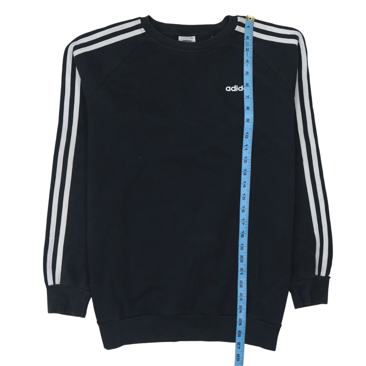 Adidas Womens Black Pullover Sweatshirt XS Classic Crew Logo
