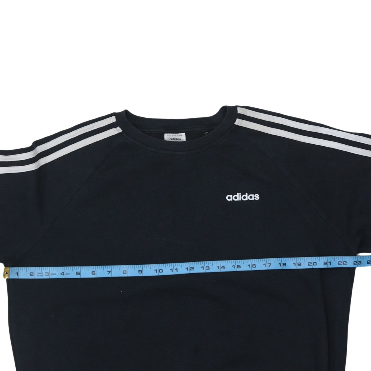 Adidas Womens Black Pullover Sweatshirt XS Classic Crew Logo