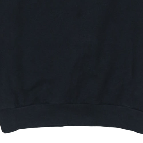 Adidas Womens Black Pullover Sweatshirt XS Classic Crew Logo