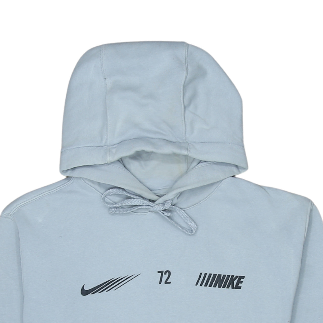 Nike Mens Grey Small Pullover Hoodie Graphic Print Sportswear