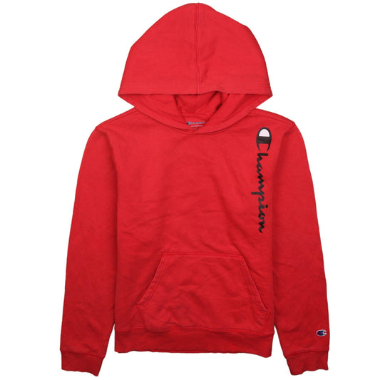 Champion Womens Red XL Pullover Hoodie Sweatshirt Casual Athletic