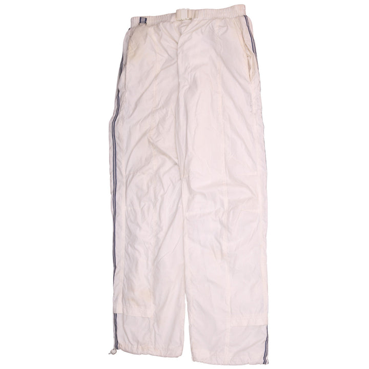 Adidas Men's White 32in Track Pants Adjustable Waist Activewear