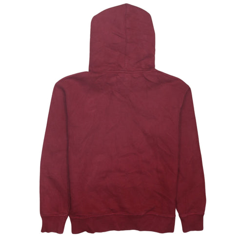Champion Men's Red Small Pullover Hoodie with Logo