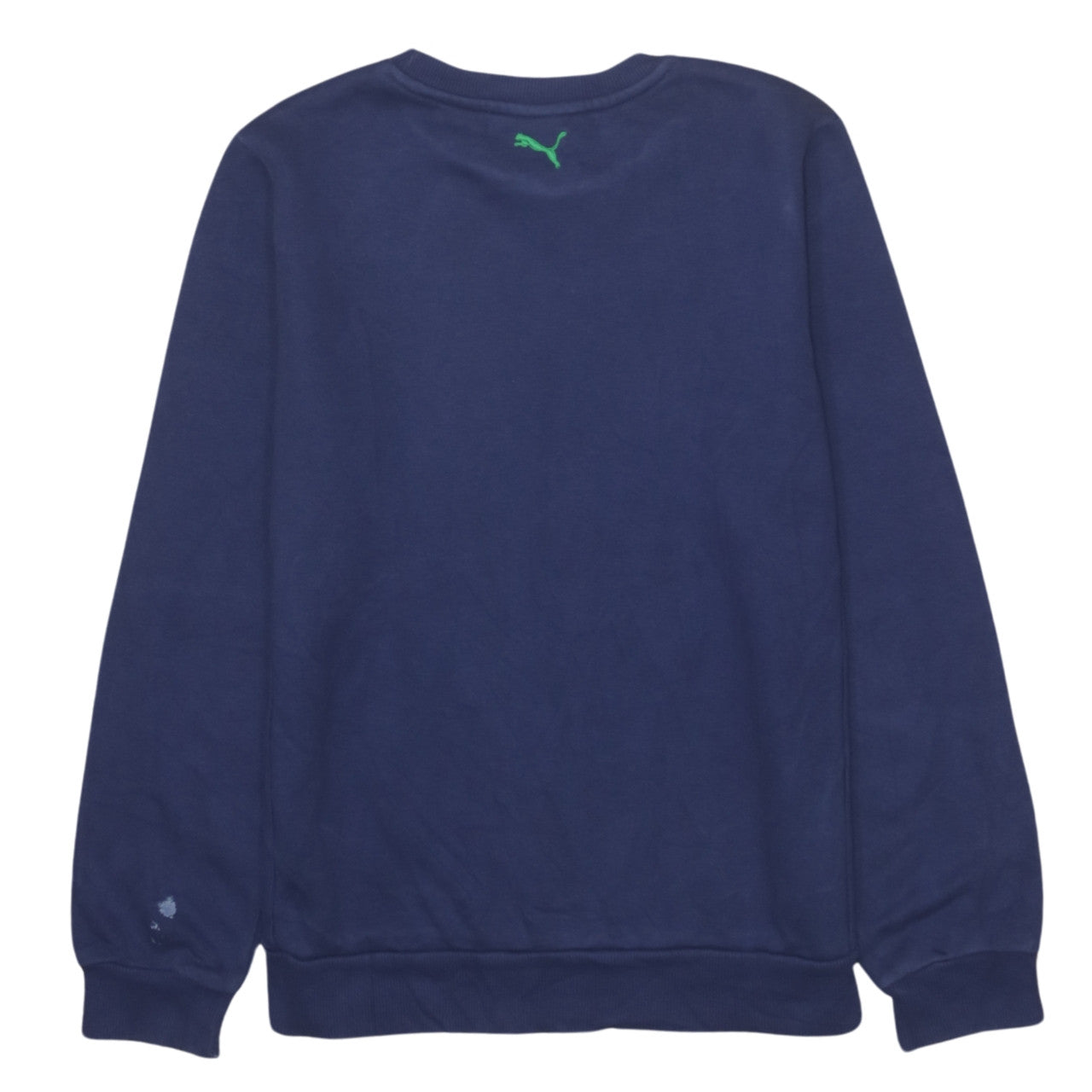 Puma Boys Blue Graphic Print Pullover Sweatshirt Size 152 L