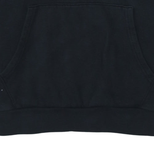 Champion Boys Black XL Pullover Hoodie with Logo Embroidery