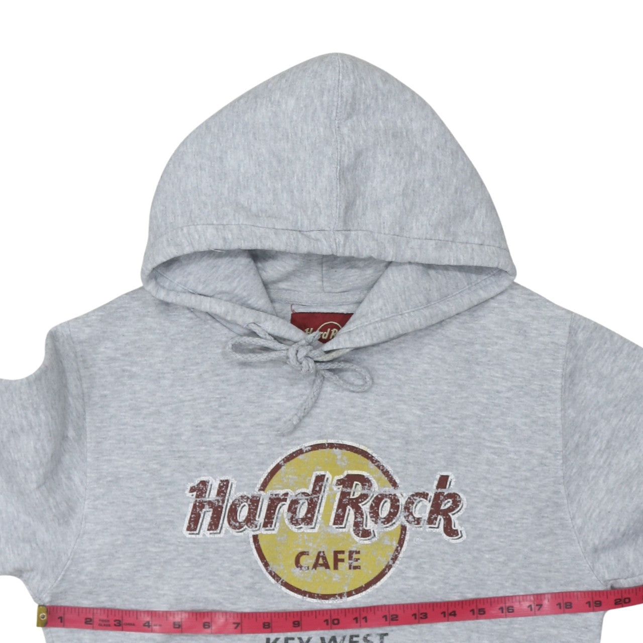 Hard Rock Cafe Key West Grey Pullover Hoodie Men's Medium Fleece Logo