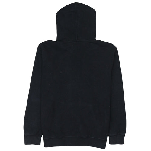 Adidas Womens Black Pullover Hoodie Size M Graphic Logo Print