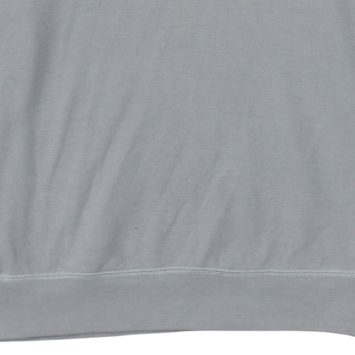 Calvin Klein Men's Grey Classic Fit 1/4 Zip Cotton Sweatshirt Size L