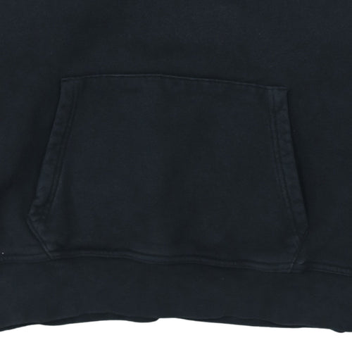 Adidas Womens Black Size 10 Pullover Hoodie with Logo Detail