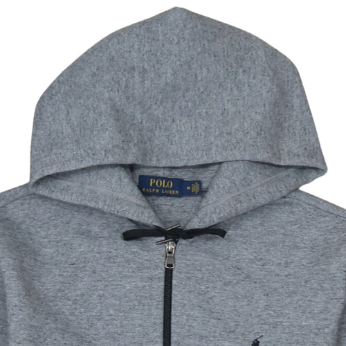 Polo Ralph Lauren Men's Grey Full Zip Hoodie M Cotton Blend
