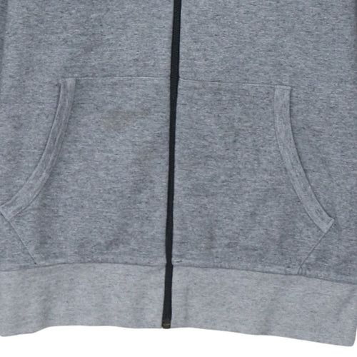 Polo Ralph Lauren Men's Grey Full Zip Hoodie M Cotton Blend
