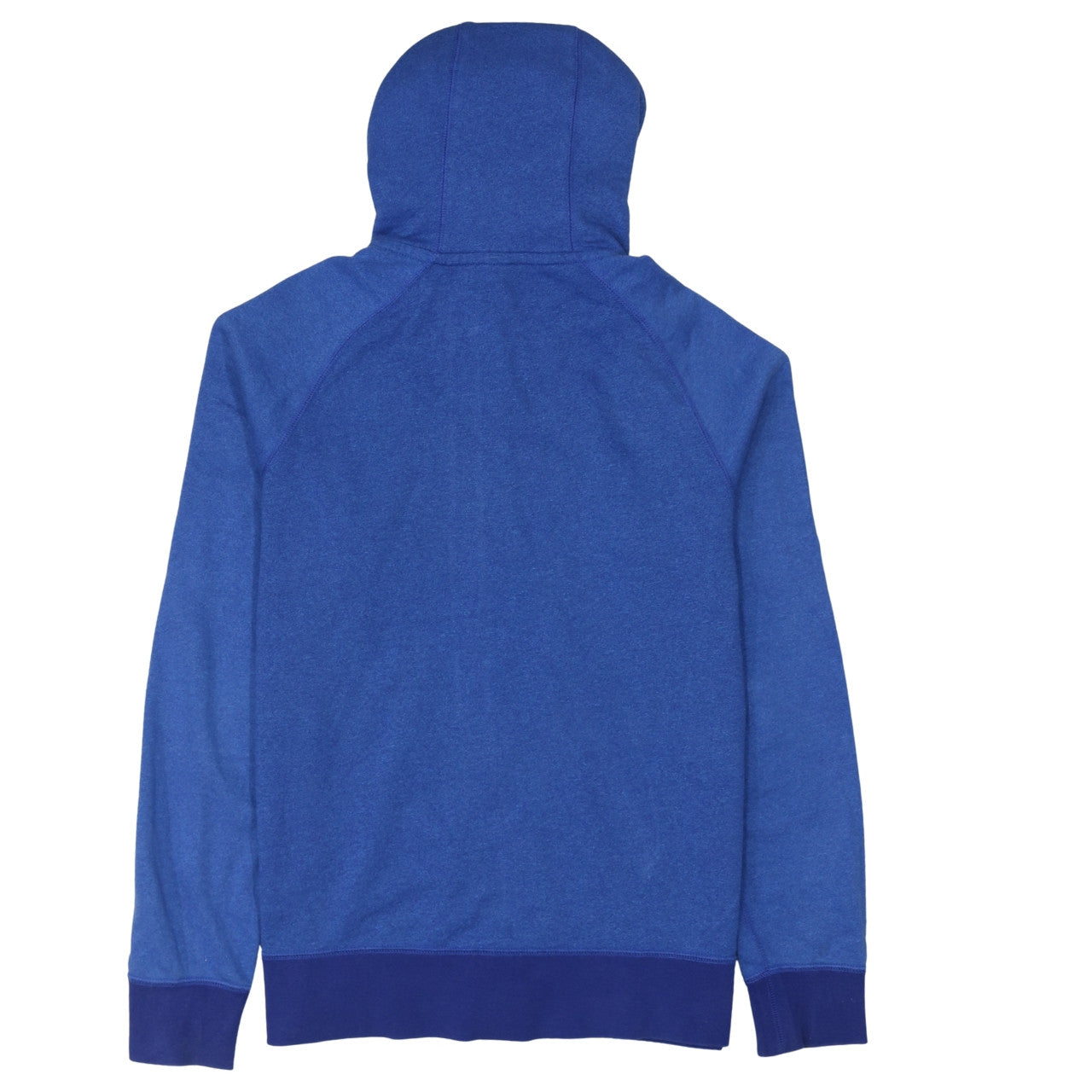 Nike Men Blue Full Zip Hoodie L Sportswear Cotton Blend