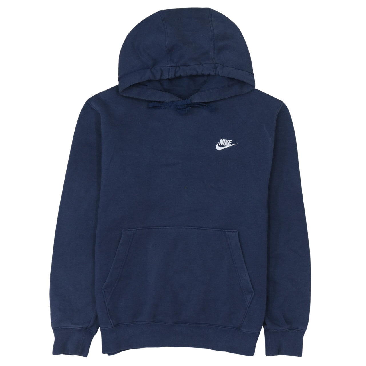 Nike Men's Blue Pullover Hoodie S Fleece Logo Sportswear