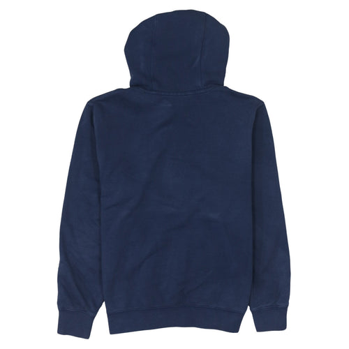 Nike Men's Blue Pullover Hoodie S Fleece Logo Sportswear