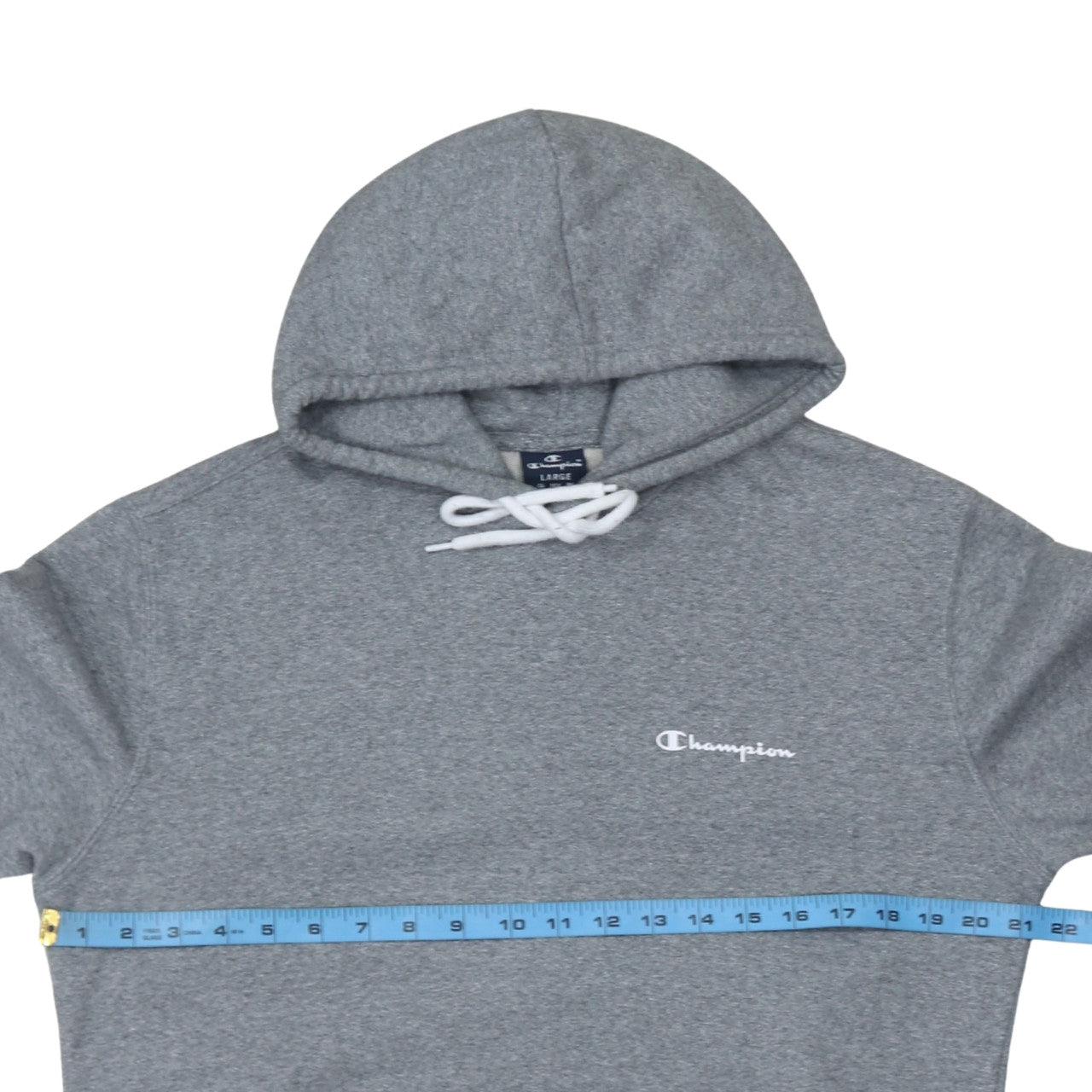 Champion Men's Grey Pullover Hoodie Large Regular Fit