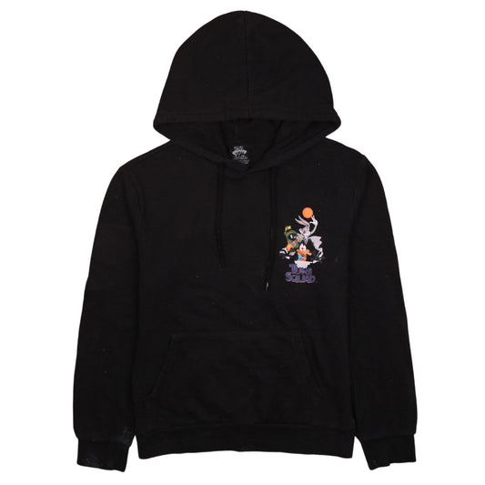 Space Jam A New Legacy Women's Black Hoodie Small Tune Squad Graphic Pullover