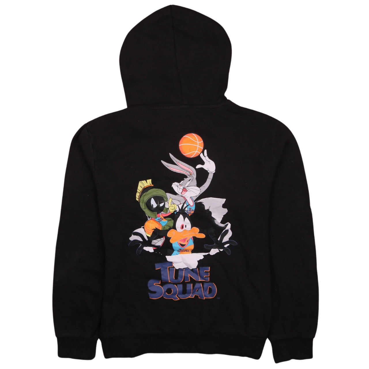 Space Jam A New Legacy Women's Black Hoodie Small Tune Squad Graphic Pullover