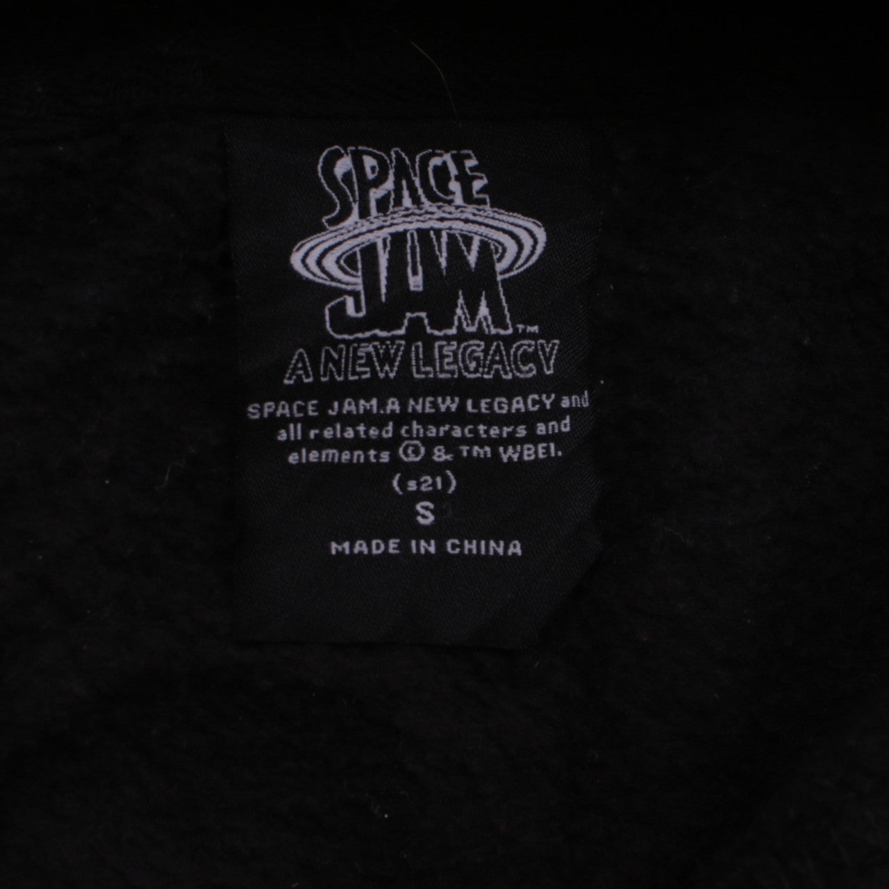 Space Jam A New Legacy Women's Black Hoodie Small Tune Squad Graphic Pullover