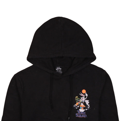 Space Jam A New Legacy Women's Black Hoodie Small Tune Squad Graphic Pullover
