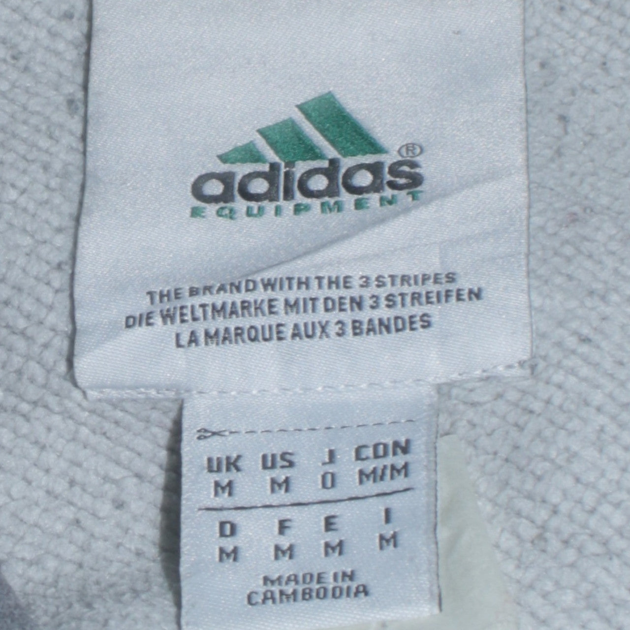 Adidas Men’s Grey Full Zip Hoodie M Regular Fit Fleece Sweatshirt