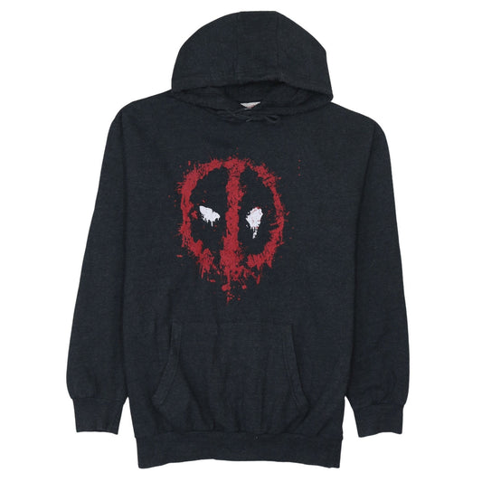Marvel Men's Black Deadpool Pullover Hoodie Medium Graphic Fleece