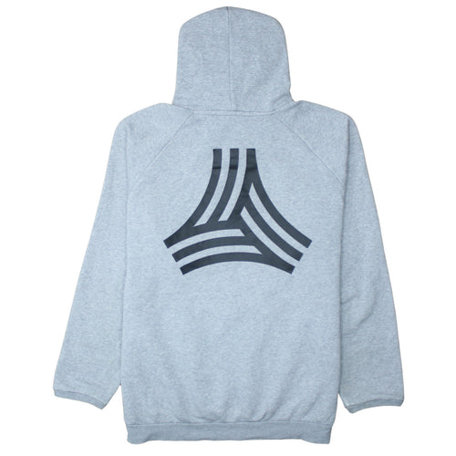 Adidas Men's Grey XL Pullover Hoodie Fleece Sports Sweatshirt