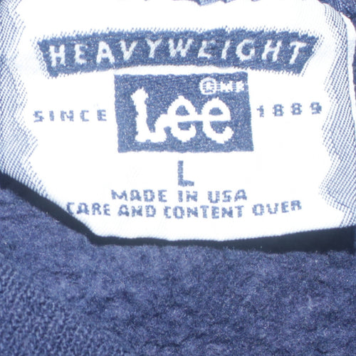 Lee Women’s Navy Blue New York Embroidered Pullover Sweatshirt L