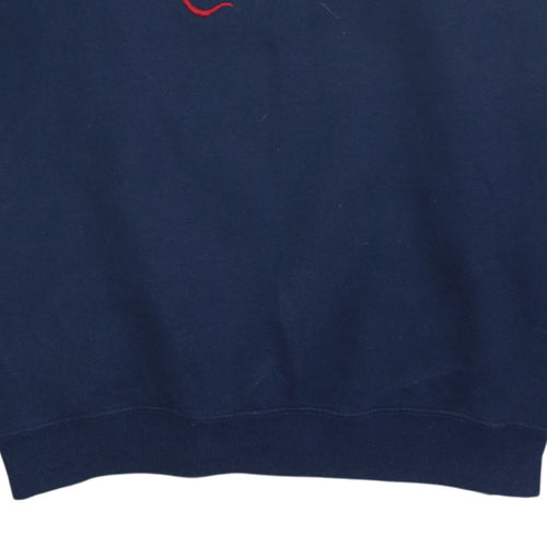 Lee Women’s Navy Blue New York Embroidered Pullover Sweatshirt L